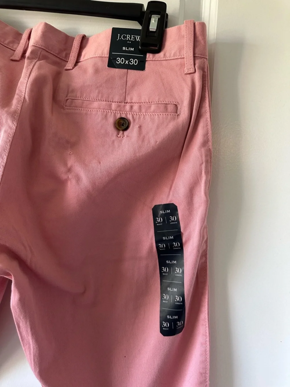 NEW J. Crew Preppy Coastal Rose-Pink Chino Pants